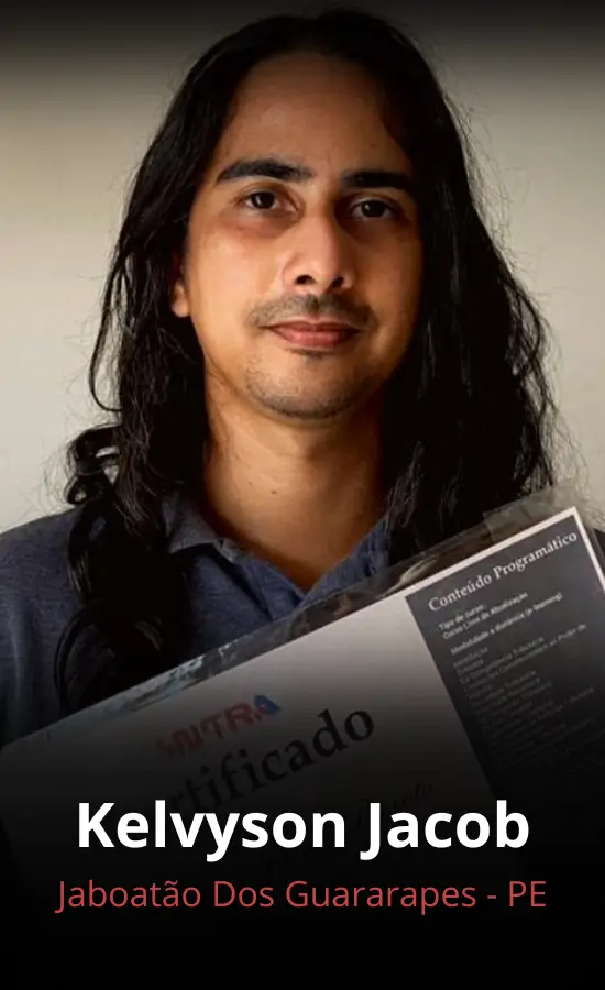 Estudante Kelvyson Jacob